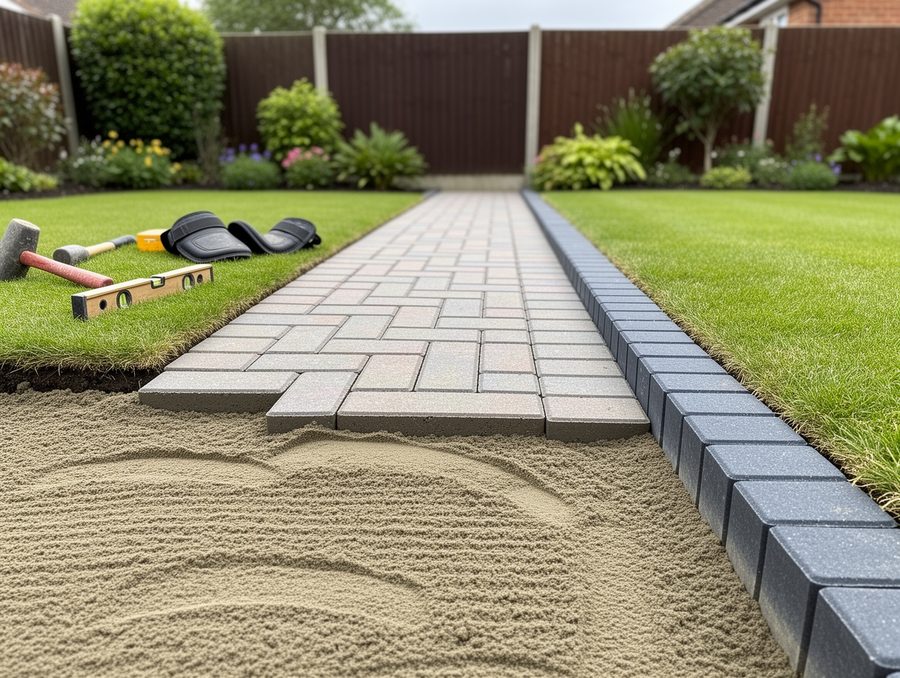 Block paving