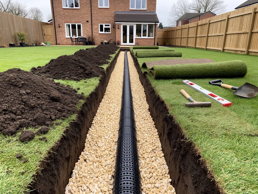 Drainage work
